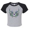 Women's Micro Rib Raglan Baby Tee Thumbnail