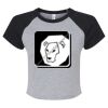 Women's Micro Rib Raglan Baby Tee Thumbnail