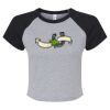 Women's Micro Rib Raglan Baby Tee Thumbnail