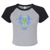 Women's Micro Rib Raglan Baby Tee Thumbnail