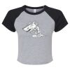 Women's Micro Rib Raglan Baby Tee Thumbnail