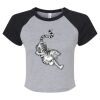 Women's Micro Rib Raglan Baby Tee Thumbnail