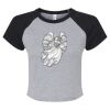 Women's Micro Rib Raglan Baby Tee Thumbnail