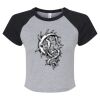 Women's Micro Rib Raglan Baby Tee Thumbnail