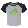 Women's Micro Rib Raglan Baby Tee Thumbnail