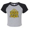Women's Micro Rib Raglan Baby Tee Thumbnail