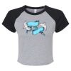 Women's Micro Rib Raglan Baby Tee Thumbnail
