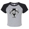 Women's Micro Rib Raglan Baby Tee Thumbnail