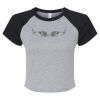 Women's Micro Rib Raglan Baby Tee Thumbnail