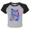 Women's Micro Rib Raglan Baby Tee Thumbnail
