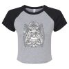 Women's Micro Rib Raglan Baby Tee Thumbnail