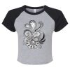 Women's Micro Rib Raglan Baby Tee Thumbnail