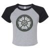 Women's Micro Rib Raglan Baby Tee Thumbnail