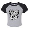 Women's Micro Rib Raglan Baby Tee Thumbnail