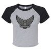 Women's Micro Rib Raglan Baby Tee Thumbnail