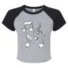 Women's Micro Rib Raglan Baby Tee Thumbnail
