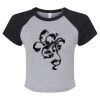 Women's Micro Rib Raglan Baby Tee Thumbnail