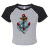 Women's Micro Rib Raglan Baby Tee Thumbnail