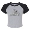Women's Micro Rib Raglan Baby Tee Thumbnail