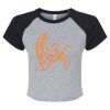 Women's Micro Rib Raglan Baby Tee Thumbnail