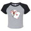 Women's Micro Rib Raglan Baby Tee Thumbnail