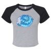 Women's Micro Rib Raglan Baby Tee Thumbnail