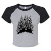 Women's Micro Rib Raglan Baby Tee Thumbnail