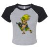 Women's Micro Rib Raglan Baby Tee Thumbnail