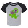Women's Micro Rib Raglan Baby Tee Thumbnail