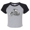Women's Micro Rib Raglan Baby Tee Thumbnail