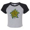 Women's Micro Rib Raglan Baby Tee Thumbnail