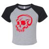 Women's Micro Rib Raglan Baby Tee Thumbnail