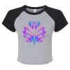 Women's Micro Rib Raglan Baby Tee Thumbnail