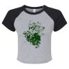 Women's Micro Rib Raglan Baby Tee Thumbnail