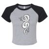 Women's Micro Rib Raglan Baby Tee Thumbnail