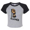 Women's Micro Rib Raglan Baby Tee Thumbnail