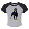 Women's Micro Rib Raglan Baby Tee Thumbnail