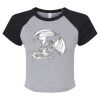Women's Micro Rib Raglan Baby Tee Thumbnail