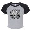 Women's Micro Rib Raglan Baby Tee Thumbnail