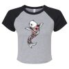 Women's Micro Rib Raglan Baby Tee Thumbnail