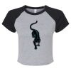 Women's Micro Rib Raglan Baby Tee Thumbnail