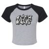 Women's Micro Rib Raglan Baby Tee Thumbnail