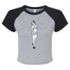 Women's Micro Rib Raglan Baby Tee Thumbnail