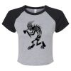 Women's Micro Rib Raglan Baby Tee Thumbnail