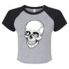 Women's Micro Rib Raglan Baby Tee Thumbnail