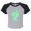 Women's Micro Rib Raglan Baby Tee Thumbnail