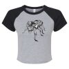 Women's Micro Rib Raglan Baby Tee Thumbnail