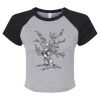 Women's Micro Rib Raglan Baby Tee Thumbnail