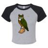 Women's Micro Rib Raglan Baby Tee Thumbnail