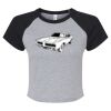 Women's Micro Rib Raglan Baby Tee Thumbnail